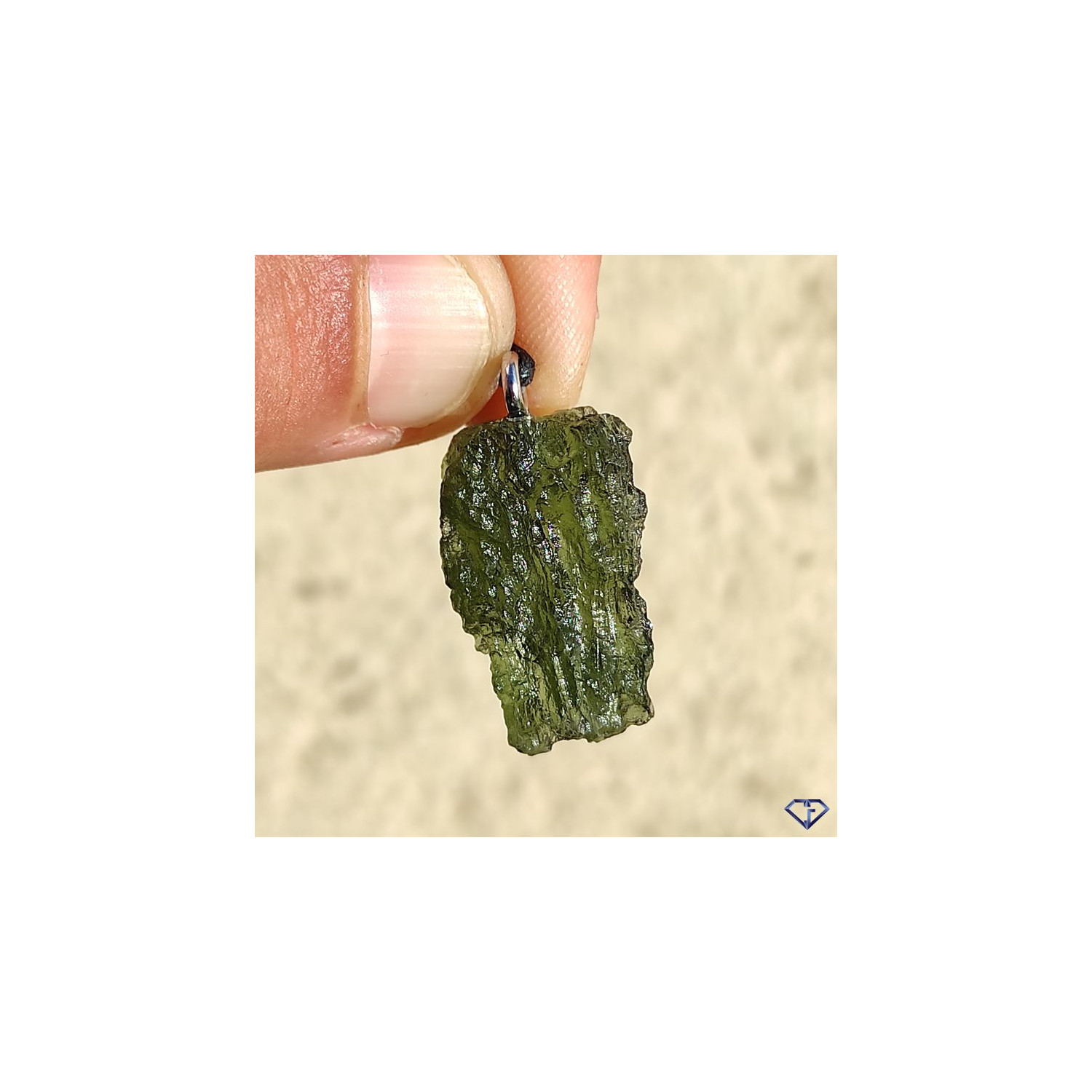 Moldavite pendant - Czech republic