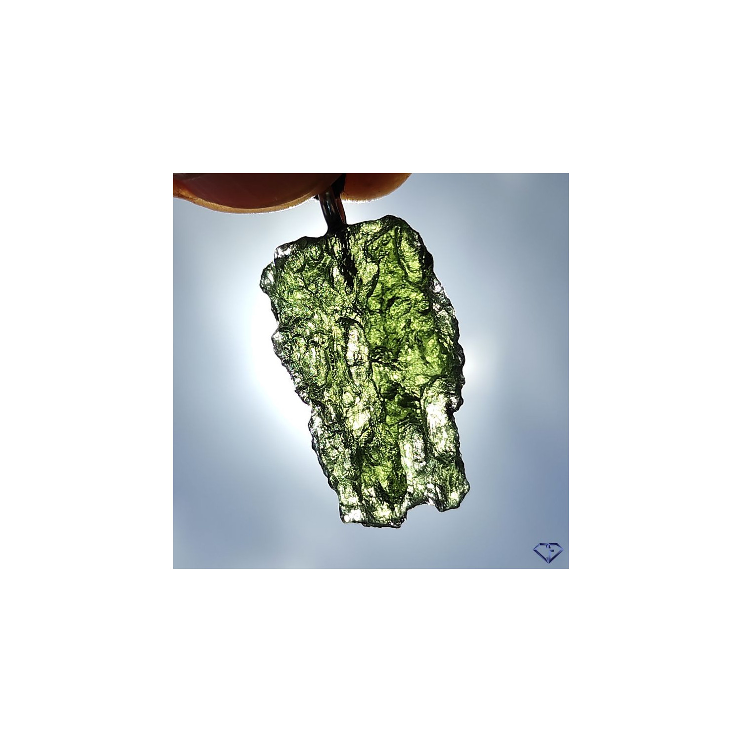 Moldavite pendant - Czech republic