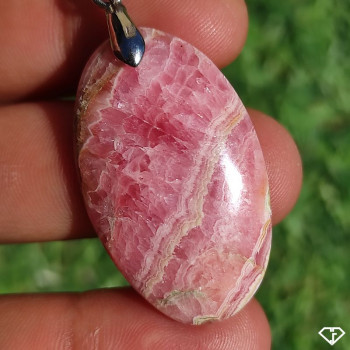Rhodochrosite pendant